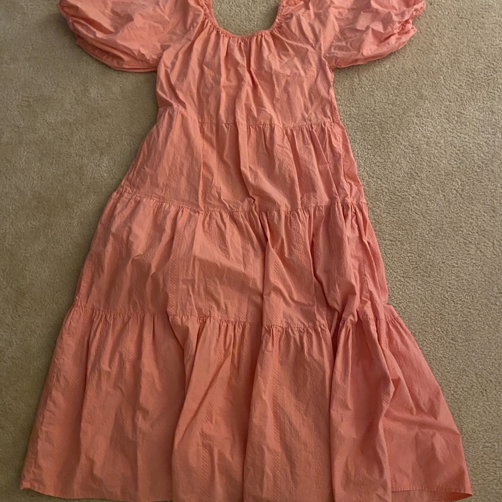 Women’s Universal Thread Large tiered dress peach GUC SFPF